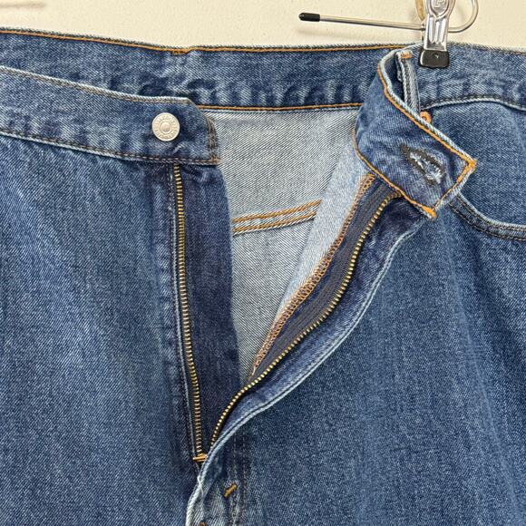 Levis Relaxed Straight 550 Baggy Jeans Stonewash Cotton 47x30* (48x32) Big&Tall - Picture 4 of 16